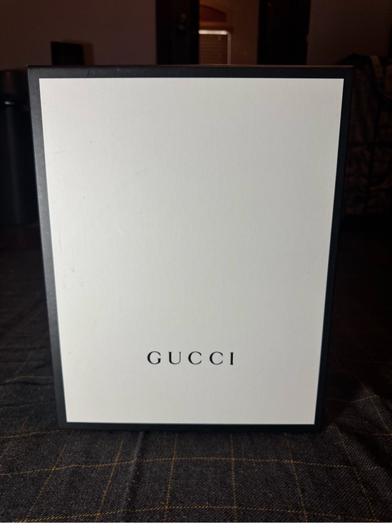Men’s Gucci Navy and Beige GG Canvas High-Top Sneakers